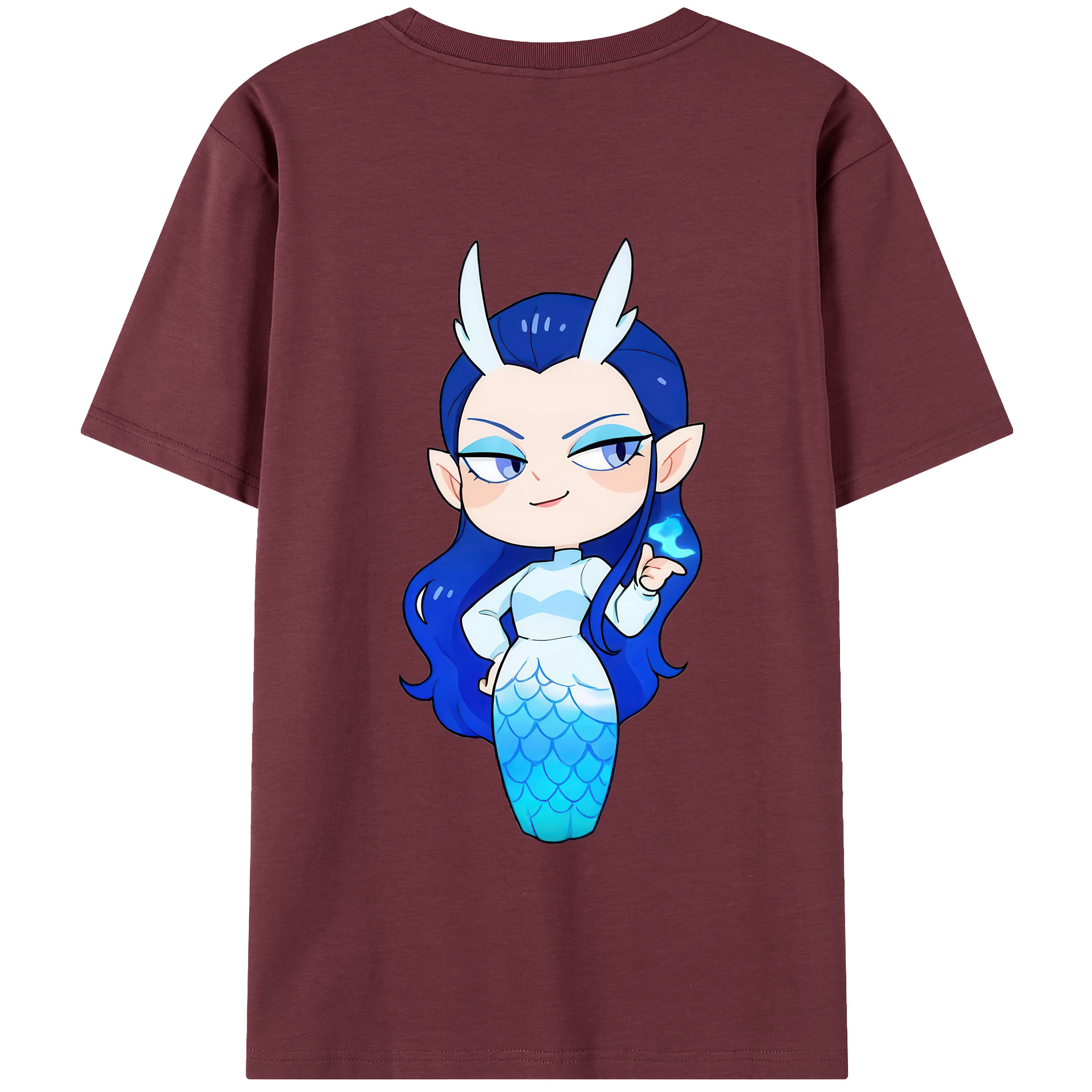 （画像用） Ne Zha 2 ナタ 魔童の大暴れ 綿100％半袖Tシャツ（背面プリント）